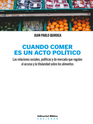cover image of Cuando comer es un acto político
